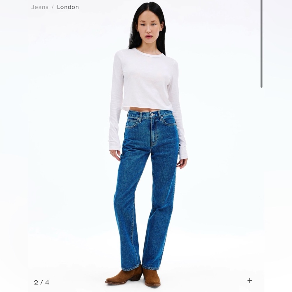 Slvrlake Jeans London Sweet Memory Blue Denim Jean Womens Size 25
